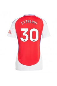 Arsenal Raheem Sterling #30 Fotballdrakt Hjemme Klær Dame 2024-25 Korte ermer